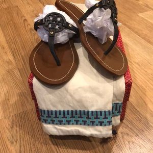 Tory Burch Mini Millers Thong Leather Sandals